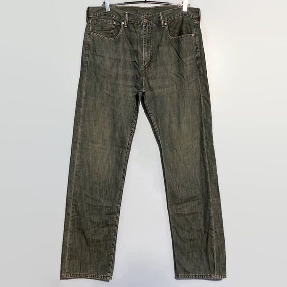 Levi’s Men’s Blue 505 Medium Wash Straight Leg Jeans - Picture 1 of 9